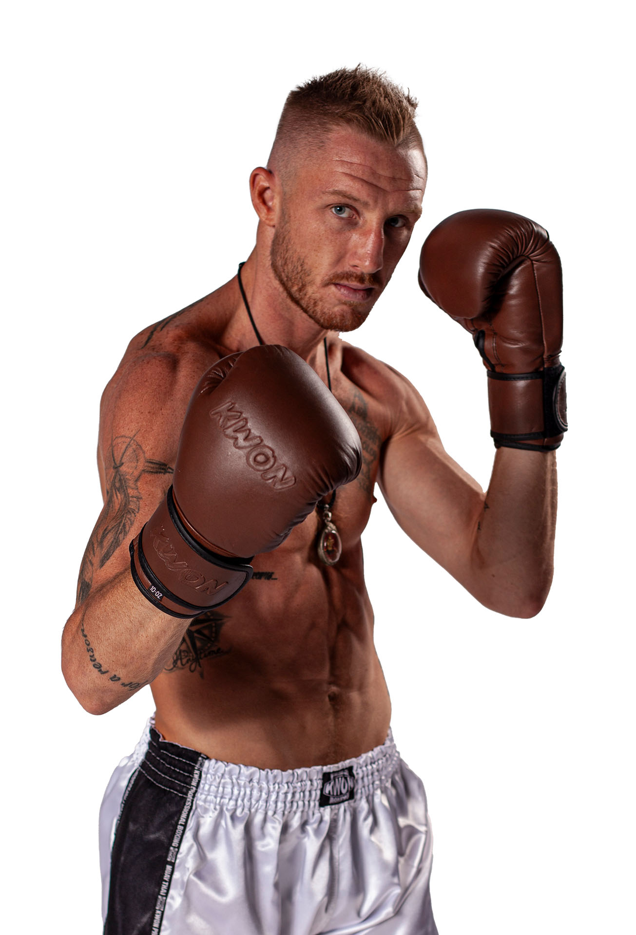 Boxing Gloves Knocking brown