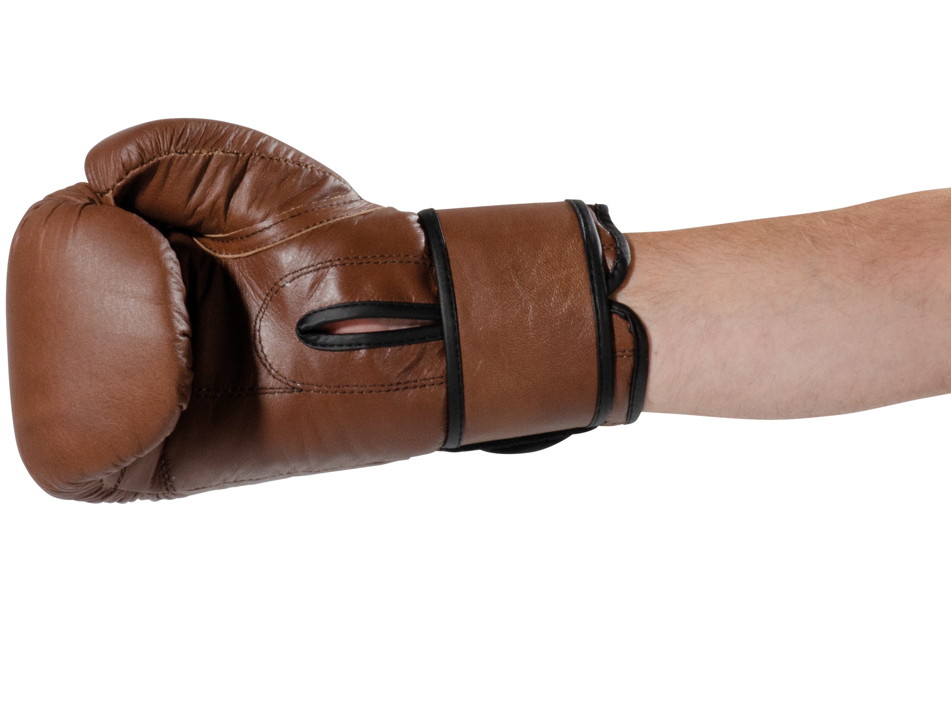 Boxing Gloves Knocking brown