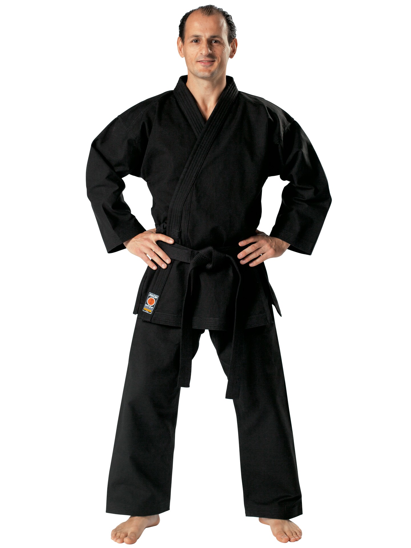 Karate Uniform Traditional black 12 oz
