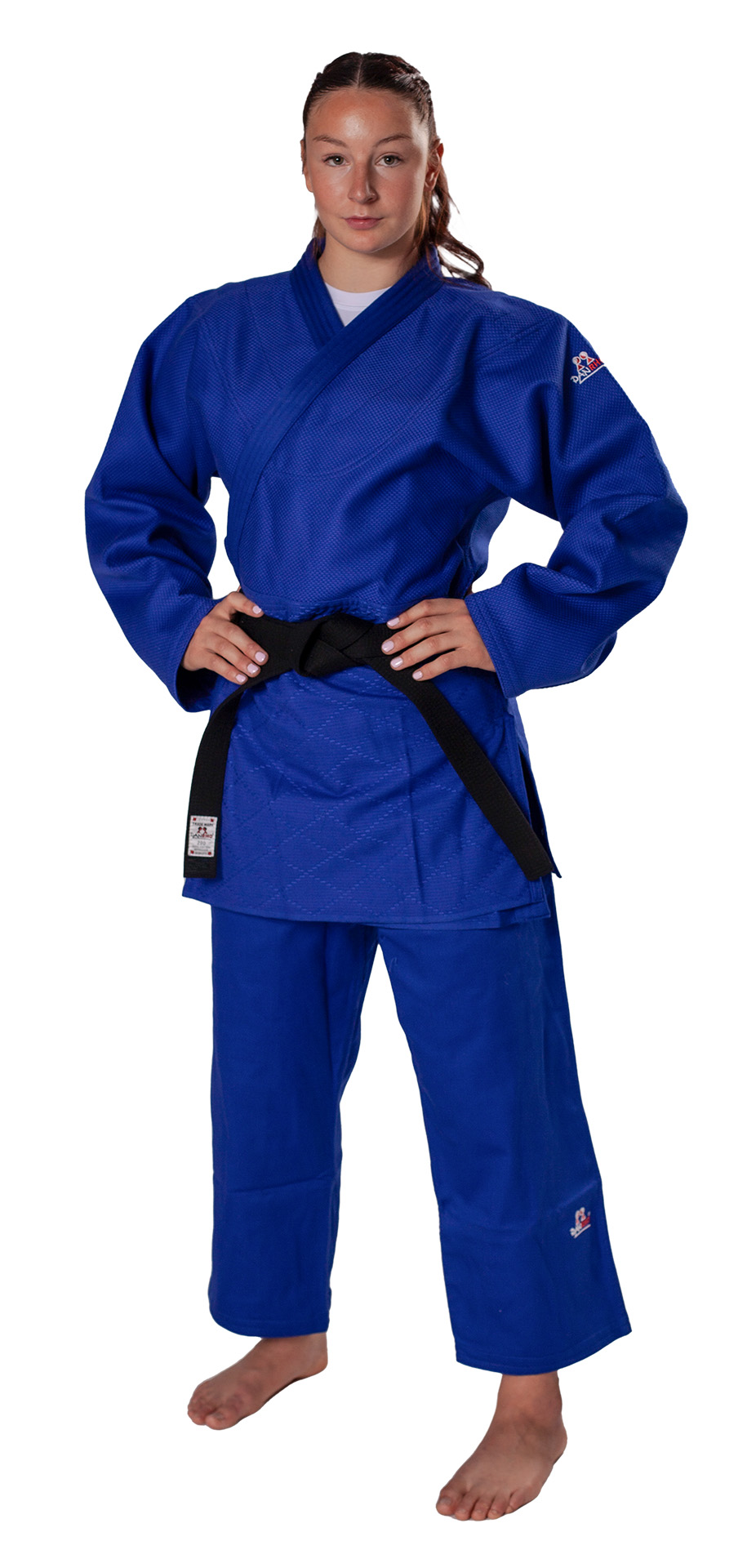 DANRHO Judogi Ultimate 750 japanese weave blue - IJF recognized