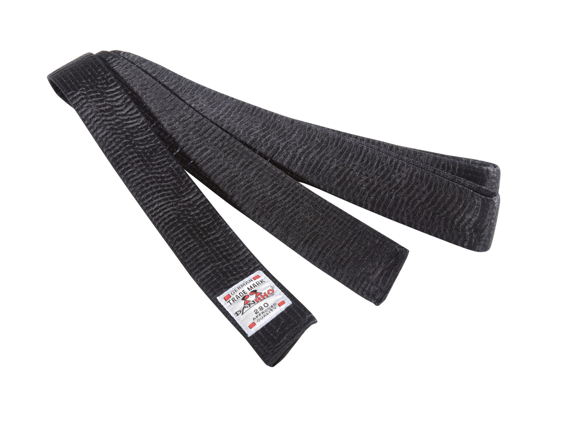 DANRHO black Budo belt 4 cm and 5 cm width
