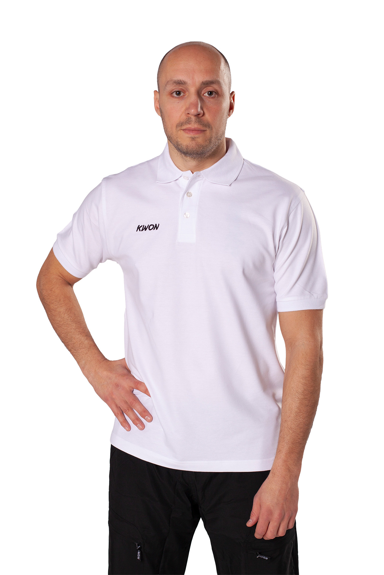 Poloshirt white