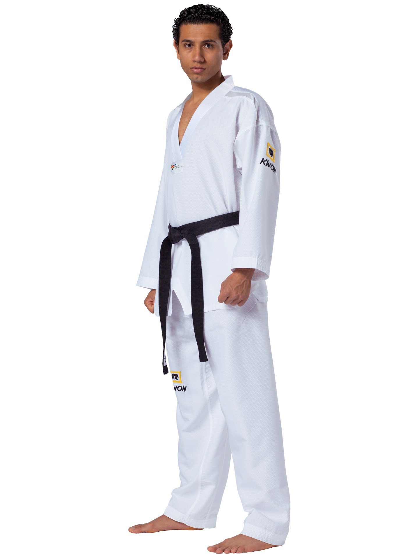 Taekwondo Dobok Fightlite white lapel
