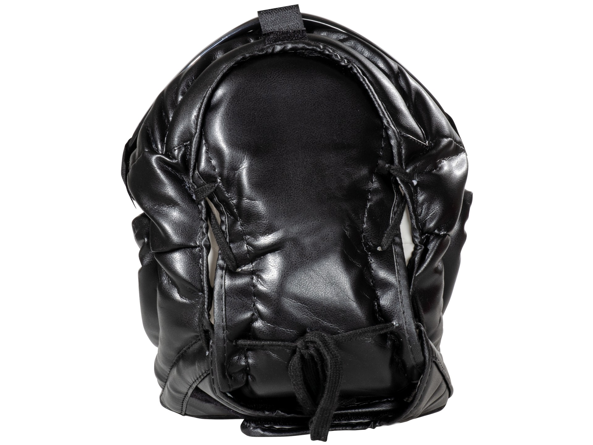 Head guard black line with top pad